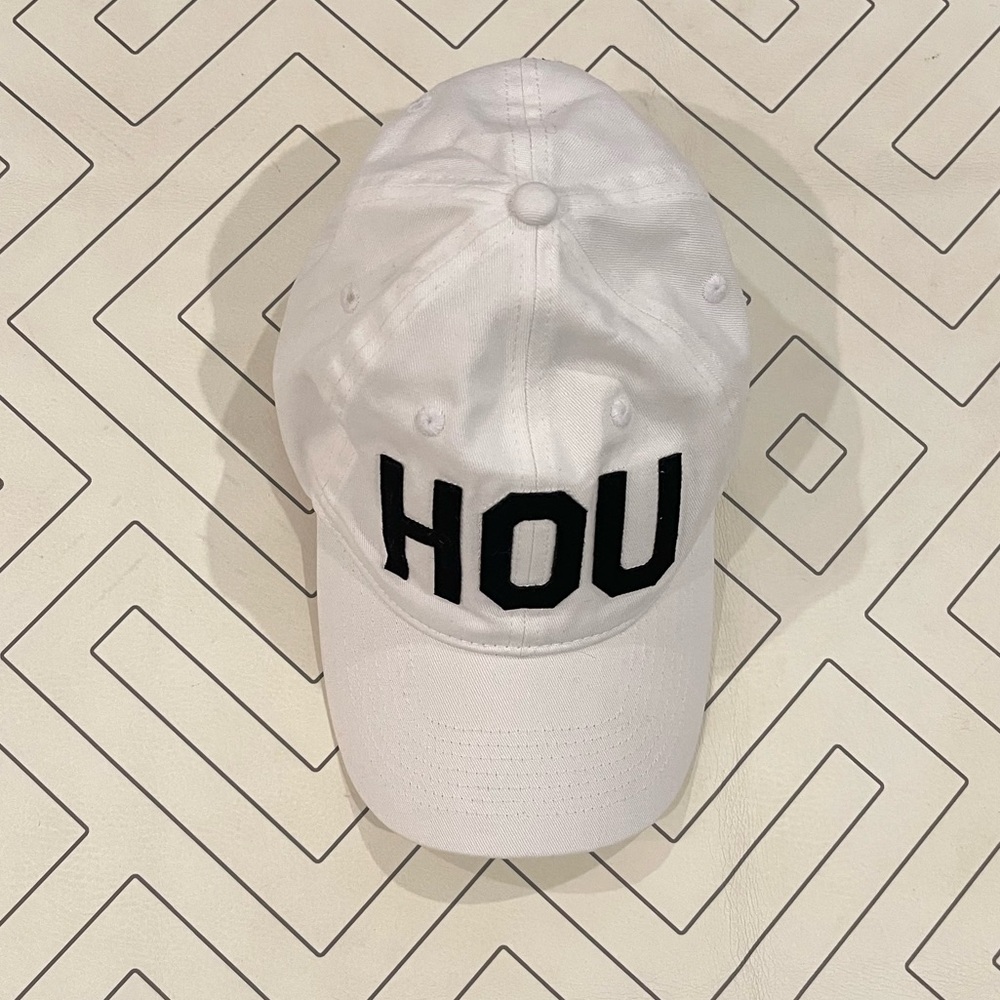 Aviate White HOU Baseball Hat